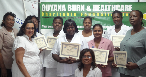 Newly certified nurses